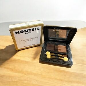 Monteil Paris Rich Powder Eyeshadow Grand Duo-BRUN & CHAMOIS